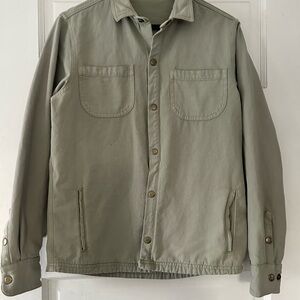 Longway Collector Plant dyed Shirt in Aloe. Slow fashion brand